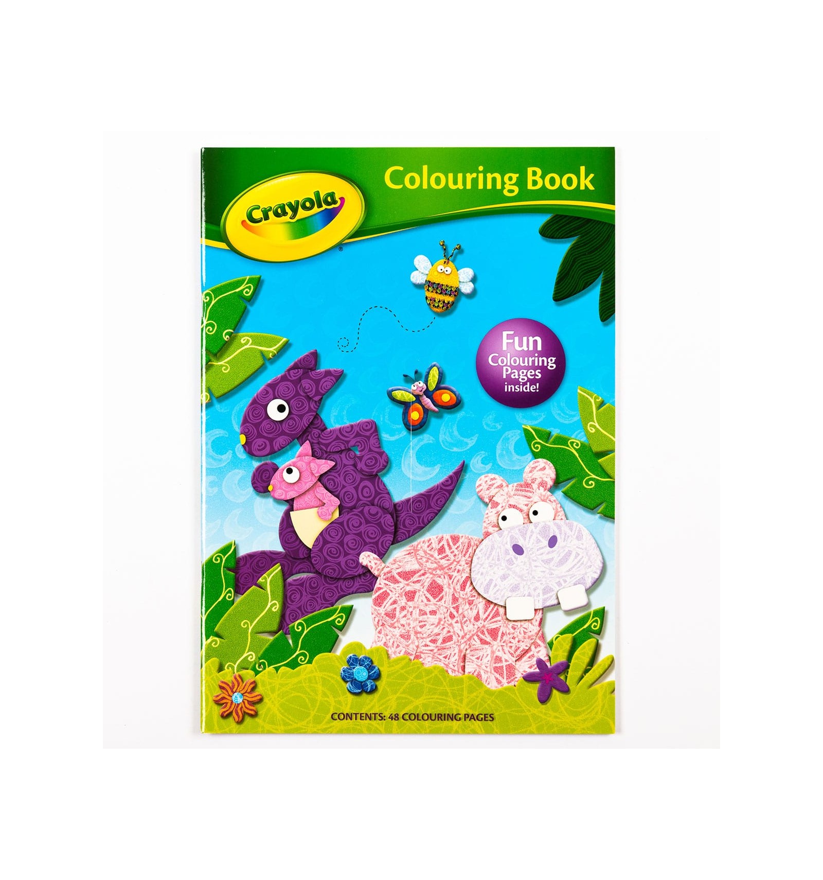 Crayola In The Wild Hippo Colouring Book