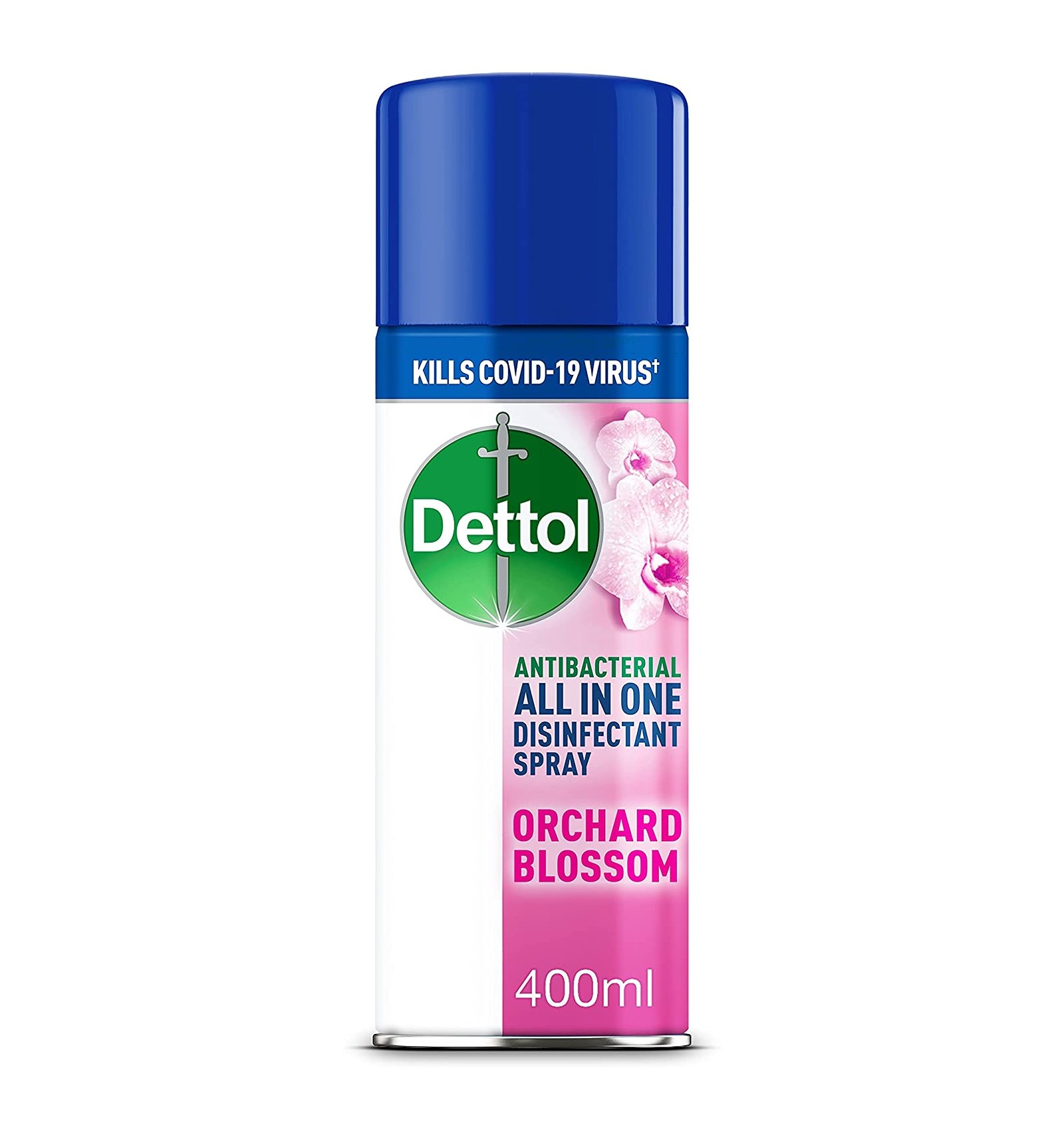 Dettol All-in-One Disinfectant Spray Orchard Blossom, 400 ml
