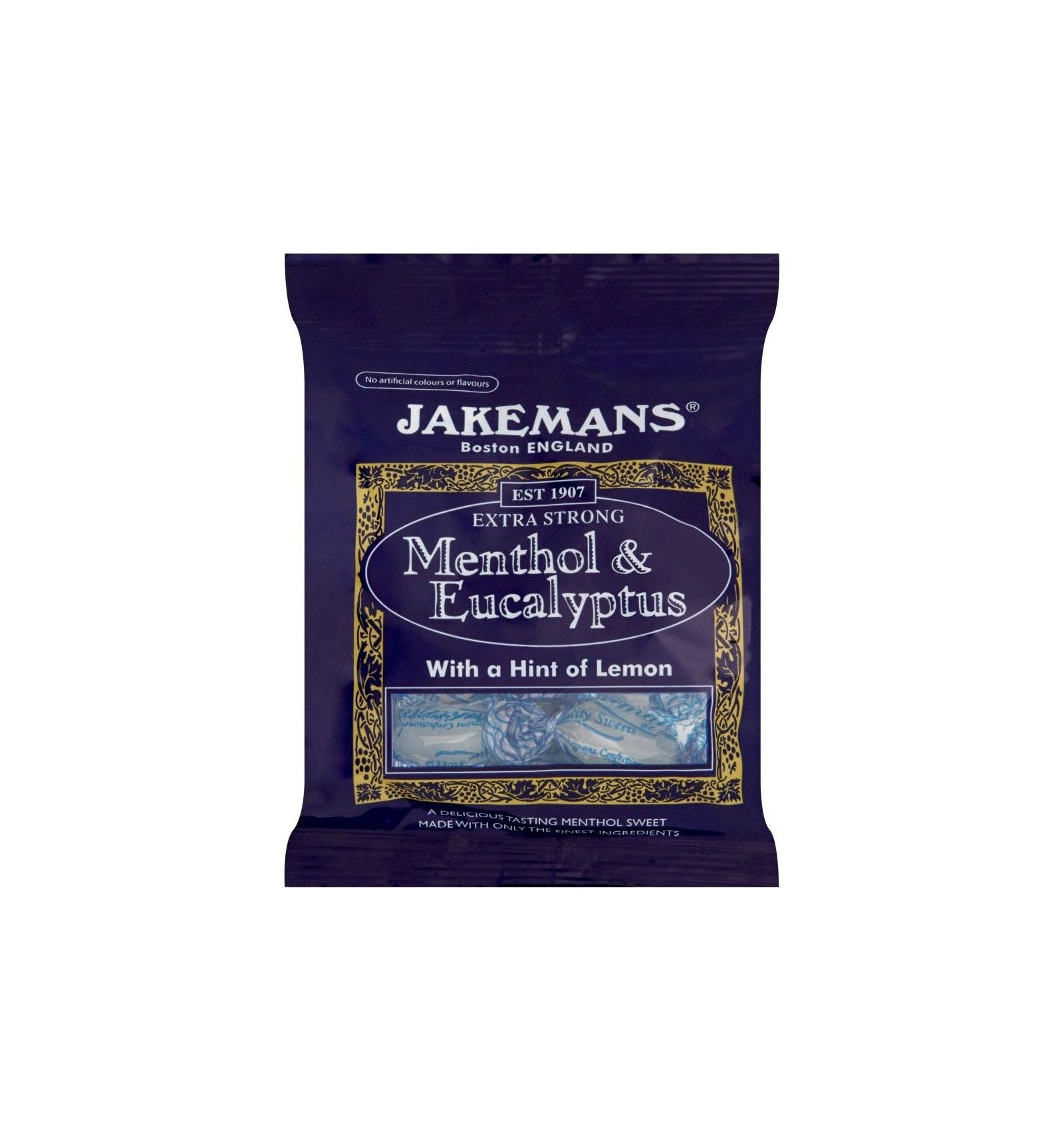 Jakemans Soothing Menthol Sweets Menthol & Eucalyptus - Pack of 3