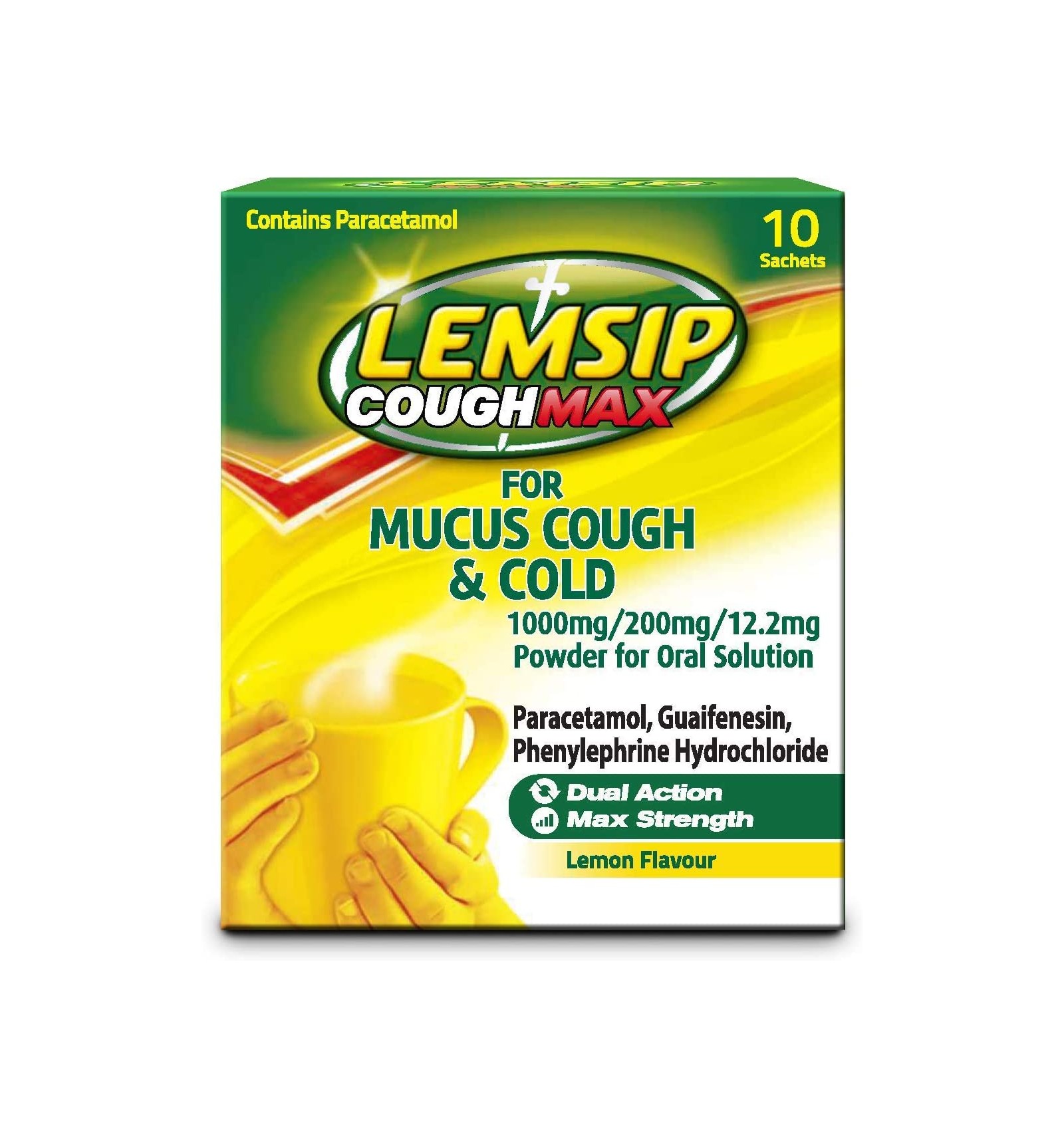 Lemsip Cough Max for Mucus Cough 10 Sachets