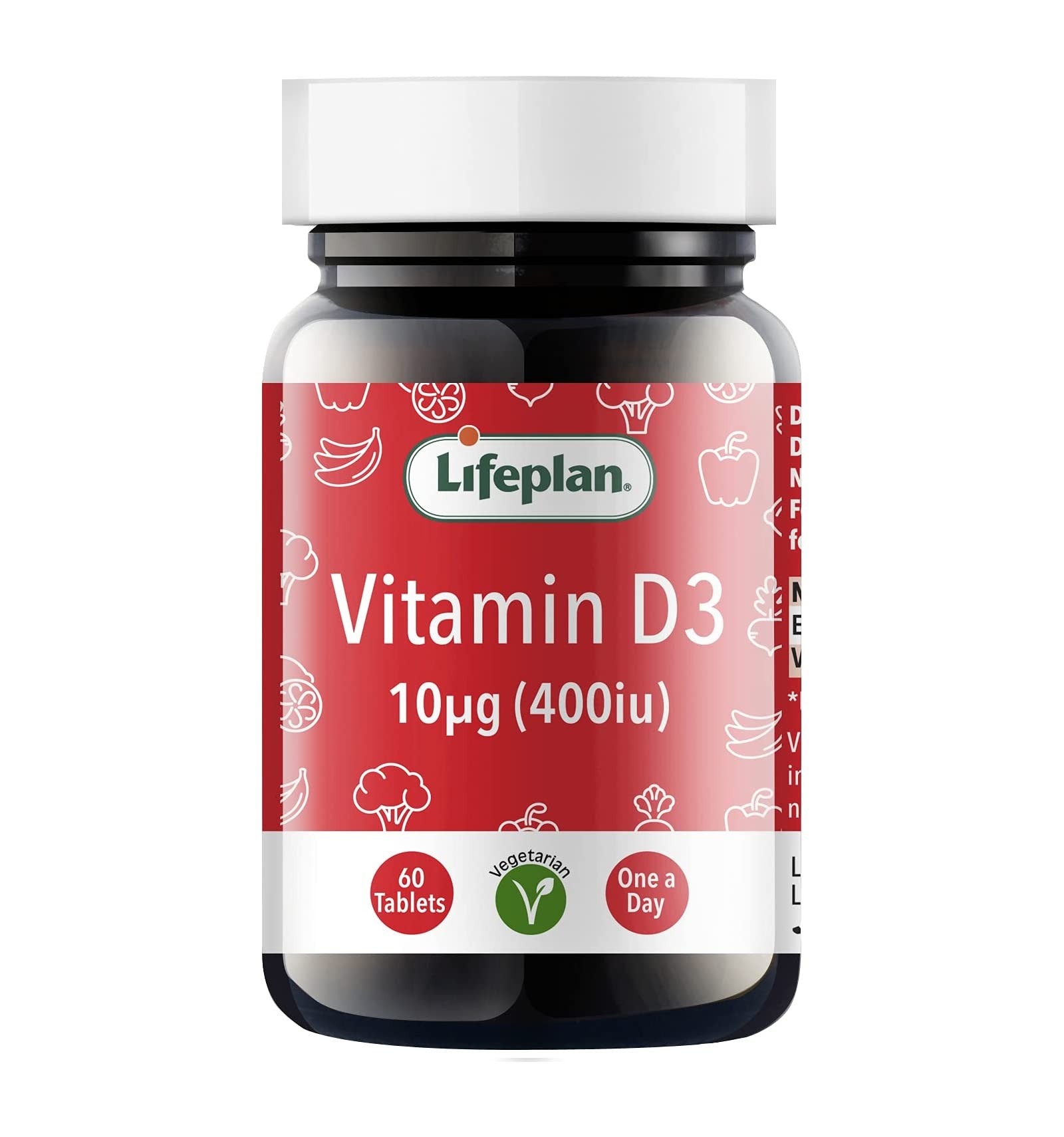LIFEPLAN Vitamin D3 400IU (10UG) 60TAB