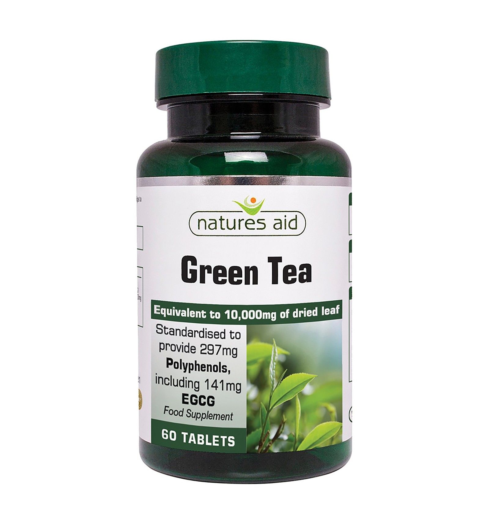 Natures Aid Green Tea 10,000mg - 60 Tablets