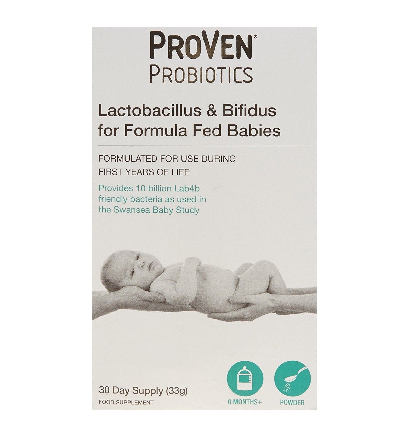 Proven Probiotics Lactobacillus and Bifidus for Formula Fed Babies - 33g